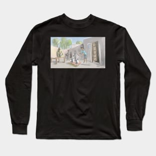 Punjabi village home Long Sleeve T-Shirt